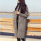 Img 1 - Korean Trendy Loose Sweater Mid-Length Women Cardigan