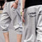 Img 9 - Summer Men Sporty Student Cropped Printed Baggy Pants