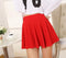 Korean High Waist Mid-Length Short Tutu Sun Pleated Skirt