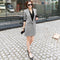 Img 3 - Women Korean Mid-Length Slim Look Casual Suit Thin Suits