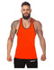 Img 10 - Hot Selling Fitness Europe Basic Sporty Tank Top Stretchable Cotton Solid Colored Men Tank Top