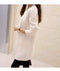 IMG 122 of Mid-Length Cardigan Korean Elegant Slim Look Pocket Knitted Sweater Shawl Women Outerwear