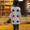 Img 2 - Korean Slim Look Mid-Length Star Mouse Denim Sweater Women Knitted Cardigan