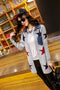 IMG 112 of Korean Slim Look Mid-Length Star Mouse Denim Sweater Women Knitted Cardigan Outerwear