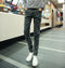 Img 3 - Denim Pants Slim Look Student Long Dark Grey Slim-Fit Fitting Stretchable