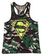 Camo Prints Printed Fitness Tank Top Camouflage Tank Top