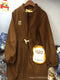 IMG 106 of Japanese Series Women Brown Pocket Coat Outerwear