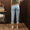 Img 2 - Korean BFLoose Trendy Ripped Denim Pants Women Ankle-Length Pants Harem