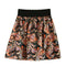 Img 17 - Summer Color Floral High Waist Skirt Plus Size Chiffon Skirt
