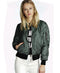 Europe Solid Colored Trendy Zipper Jacket Women Outerwear