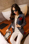 IMG 121 of Korean Slim Look Mid-Length Star Mouse Denim Sweater Women Knitted Cardigan Outerwear