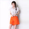 Img 2 - High Waist Cotton Blend Summer Loose Slim-Look Women Casual Pants Korean Elastic Wide Leg Plus Size Shorts