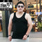 Img 1 - Men Plus Size Stretchable Sleeveless T-Shirt Upsize Under Tank Top