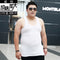 Img 2 - Men Plus Size Stretchable Sleeveless T-Shirt Upsize Under Tank Top