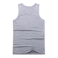 Img 7 - Men Plus Size Stretchable Sleeveless T-Shirt Upsize Under Tank Top