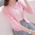 Img 1 - Knitted Cardigan Short Sunscreen Shawl Women Long Sleeved Sweater