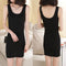 Img 2 - Korean Women Slimming Hip Flattering Pencil Dress Sexy Stretchable Dress