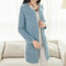 IMG 117 of Popular Korean Elegant Pocket Knitted Cardigan Women Mid-Length Mix Colours Sweater Outerwear