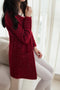 IMG 104 of Popular Korean Elegant Pocket Knitted Cardigan Women Mid-Length Mix Colours Sweater Outerwear