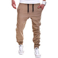 Img 6 - Casual Men Jogger Europe Solid Colored Elastic Waist Sporty Baggy Long Pants