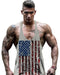 Img 5 - Summer Sporty Men Tank Top Printed Combed Cotton Loose