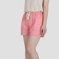 Img 7 - Summer Women Pants Stretchable Cotton Blend Shorts Drawstring Elastic Waist Wide Leg Jogging Hot