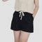 Img 6 - Summer Women Pants Stretchable Cotton Blend Shorts Drawstring Elastic Waist Wide Leg Jogging Hot