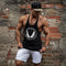 Men Fitness Tank Top Europe Plus Size arPrinted Tank Top