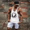 Men Fitness Tank Top Europe Plus Size arPrinted Tank Top