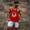 Men Fitness Tank Top Europe Plus Size arPrinted Tank Top