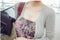 IMG 113 of Women Sweater Korean Slim Look High Waist Short See Through Round-Neck Knitted Cardigan Outerwear