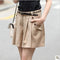 Img 2 - Shorts Women Summer Chiffon Korean Loose A-Line Thin Plus Size Casual Pants High Waist Hot Wide-legged