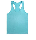 Img 4 - Hot Selling Fitness Europe Basic Sporty Tank Top Stretchable Cotton Solid Colored Men Tank Top