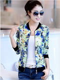 Img 1 - S-XL ShortPrinted Women Korean Plus Size Tops Jacket