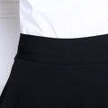 Img 2 - Mid-Length A-Line skirt  A Line High Waist Pleated Short Mesh Spliced Anti-Exposed Pants Skirt