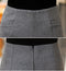 IMG 114 of High Waist Wool Shorts Women Slim Look Plus Size Wide Leg Pants Casual Shorts