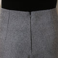 Img 4 - High Waist Wool Shorts Women Slim Look Plus Size Wide Leg Pants Casual