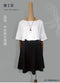 Img 8 - Skirt Women Mid-Length Plus Size High Waist Sweet Look Elegant Flare Skirt