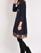 Img 3 - Korean Casual Plus Size Long Sleeved Floral Spliced Women Original Dress