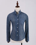 Img 4 - Korean Plus Size Loose Cotton Blend Women Line Tops Length Shirt Blouse