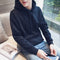 IMG 139 of Thin Solid Colored Student Hoodies Sweatshirt Long Sleeved Teens Hooded Outerwear