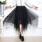 Img 3 - Niche Mesh Dress Stretchable Elastic Waist Flare Skirt