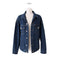 Harajuku BF Denim Jacket Korean Mid-Length Plus Size Slim Look Long Sleeved Denim Women Outerwear