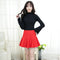 Img 3 - Women Anti-Exposed Skirt High Waist Flare Plus Size Zipper Flare Skirt