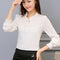 Summer Korean Trendy Slim Look OL Long Sleeved Blouse Tops Shirt Blouse