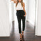 Img 3 - Popular Women Pants Europe Casual Ankle-Length Belt