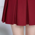Img 4 - Skirt Women Summer Korean College Pleated Plus Size A-Line Anti-Exposed Skirt