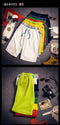 IMG 114 of Summer Men Thin Running Shorts Korean Casual Solid Colored Pants Mid-Length Beach Plus Size Shorts