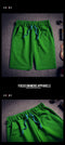 IMG 107 of Summer Men Thin Running Shorts Korean Casual Solid Colored Pants Mid-Length Beach Plus Size Shorts