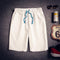 Summer Men Thin Running Shorts Korean Casual Solid Colored Pants Mid-Length Beach Plus Size Shorts